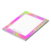 Neon Flow Aangepast Notitieblok 5,5 x 6 inch (Linkerzijde)
