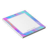 Neon Flow Aangepast Notitieblok 5,5 x 6 inch (Schuin)