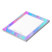 Neon Flow Aangepast Notitieblok 5,5 x 6 inch (Linkerzijde)