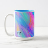 Neon Flow gepersonaliseerde mok (Links)