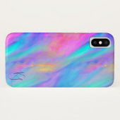 Neon Flow gepersonaliseerde telefoonhoes Case-Mate iPhone Case (Achterkant (horizontaal))