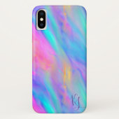 Neon Flow gepersonaliseerde telefoonhoes Case-Mate iPhone Case (Achterkant)