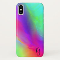 Neon Flow gepersonaliseerde telefoonhoes