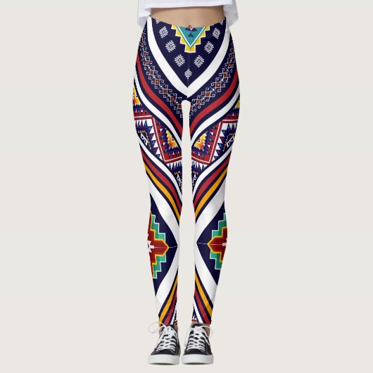 Neon flow leggings (Voorkant)