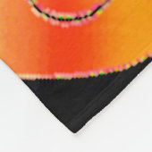 Neon Flowers Fleece Deken (Hoek)