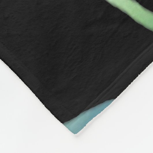 Neon Flowers Fleece Deken (Hoek)