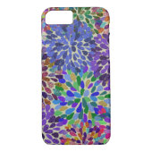 Neon Flowers iPhone case (Achterkant)