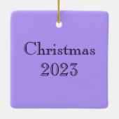 Neon Flowers Keramisch Ornament (Achterkant)