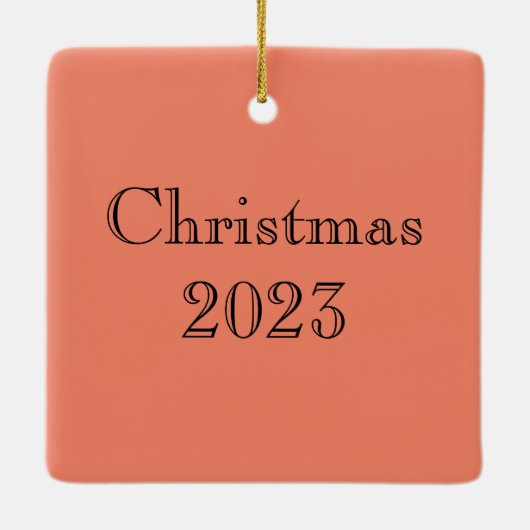 Neon Flowers Keramisch Ornament (Achterkant)