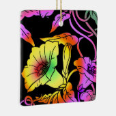 Neon Flowers Keramisch Ornament (Rechts)