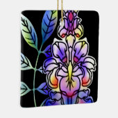 Neon Flowers Keramisch Ornament (Rechts)