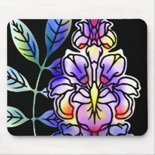 Neon Flowers Muismat
