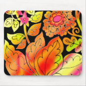 Neon Flowers Muismat (Voorkant)