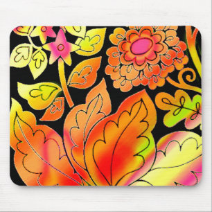 Neon Flowers Muismat