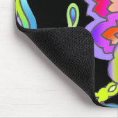 Neon Flowers Muismat (Hoek)