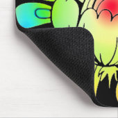 Neon Flowers Muismat (Hoek)