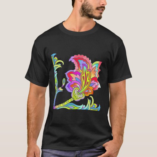 Neon Flowers T-shirt (Voorkant)