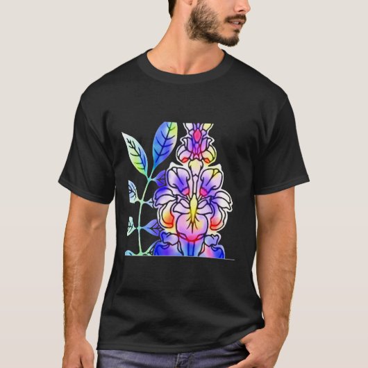 Neon Flowers T-shirt (Voorkant)