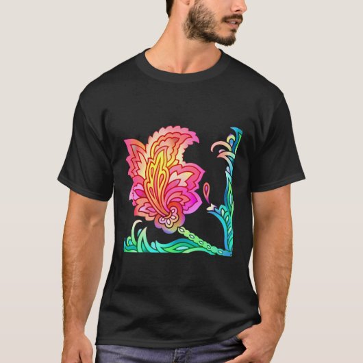 Neon Flowers T-shirt (Voorkant)