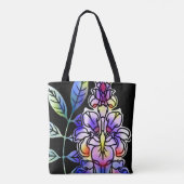 Neon Flowers Tote Bag (Achterkant)