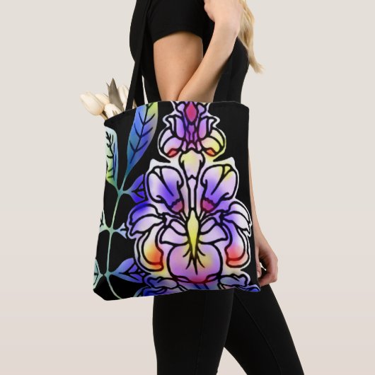 Neon Flowers Tote Bag (Dichtbij)