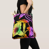 Neon Flowers Tote Bag (Dichtbij)