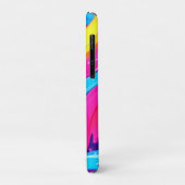 Neon Fluid Art Case-Mate iPhone Case (Achterkant/links)