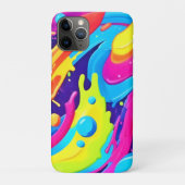 Neon Fluid Art Case-Mate iPhone Case (Achterkant)