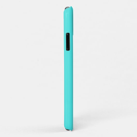 Neon Fluorescent Turquoise Case-Mate iPhone Case (Achterkant/rechts)