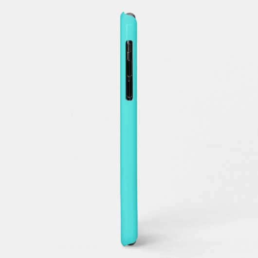 Neon Fluorescent Turquoise Case-Mate iPhone Case (Achterkant/links)