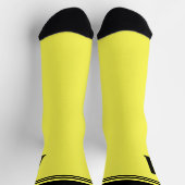 neon Fluorescent yellow lemon bright color Sokken (Top)