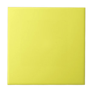 neon Fluorescent yellow lemon bright color Tegeltje