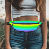 Neon fluorescerende Stripe Retro Heuptasje