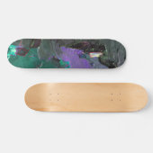 Neon Forest Dreamscape Abstract Skateboard (Horizontaal)