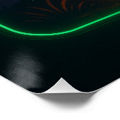 Neon Fox Poster (Hoek)