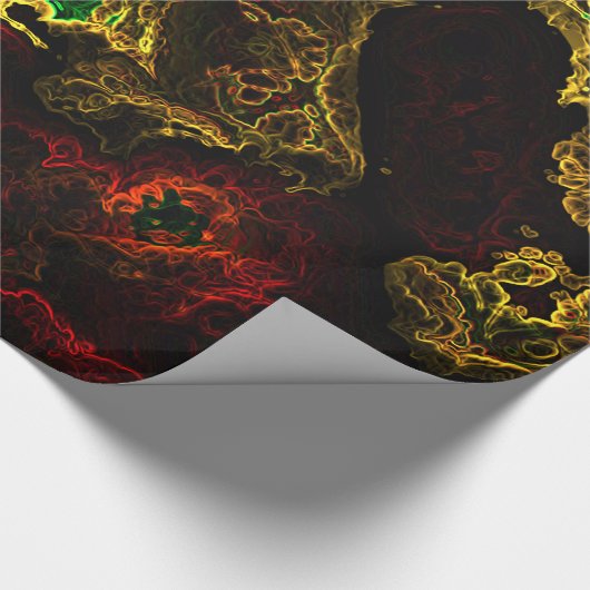 Neon Fractal 4 inpakpapier (Hoek)