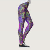 Neon Fractal Leggings (Rechts)