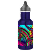 Neon Fractal Waterfles (Links)