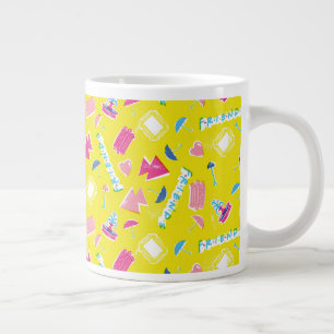 Neon FRIENDS™ Iconenpatroon Grote Koffiekop