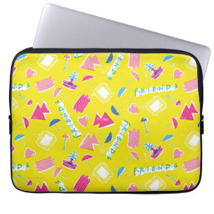 Neon FRIENDS™ Iconenpatroon Laptop Sleeve