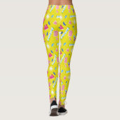 Neon FRIENDS™ Iconenpatroon Leggings (Achterkant)