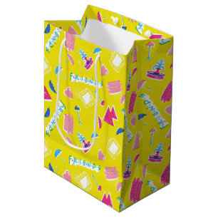 Neon FRIENDS™ Iconenpatroon Medium Cadeauzakje