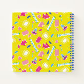 Neon FRIENDS™-pictogrampatroon Notitieboek (Achterkant)