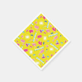 Neon FRIENDS™-pictogrampatroon Servet (Hoek)