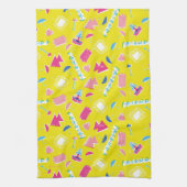 Neon FRIENDS™-pictogrampatroon Theedoek (Verticaal)