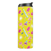 Neon FRIENDS™-pictogrampatroon Thermosbeker (Gedraaid links)