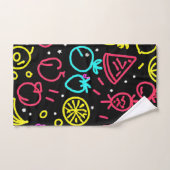 Neon Fruit Extravaganza Bad Handdoek (Handdoek)