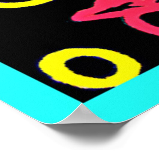 Neon Fruit Extravaganza Poster (Hoek)