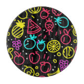 Neon Fruit Extravaganza Snijplank (Voorkant)