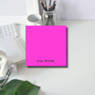 Neon Fuchsia Professioneel Minimalistisch Zwart Sc Post-it® Notes